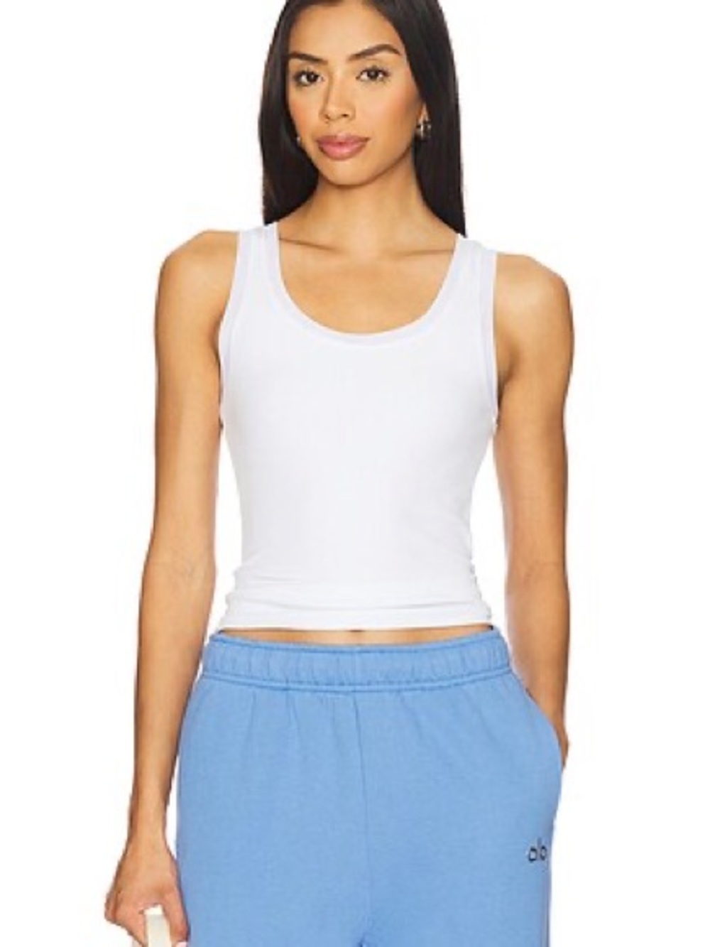 ALO Ribbed Mesh Secret Tank